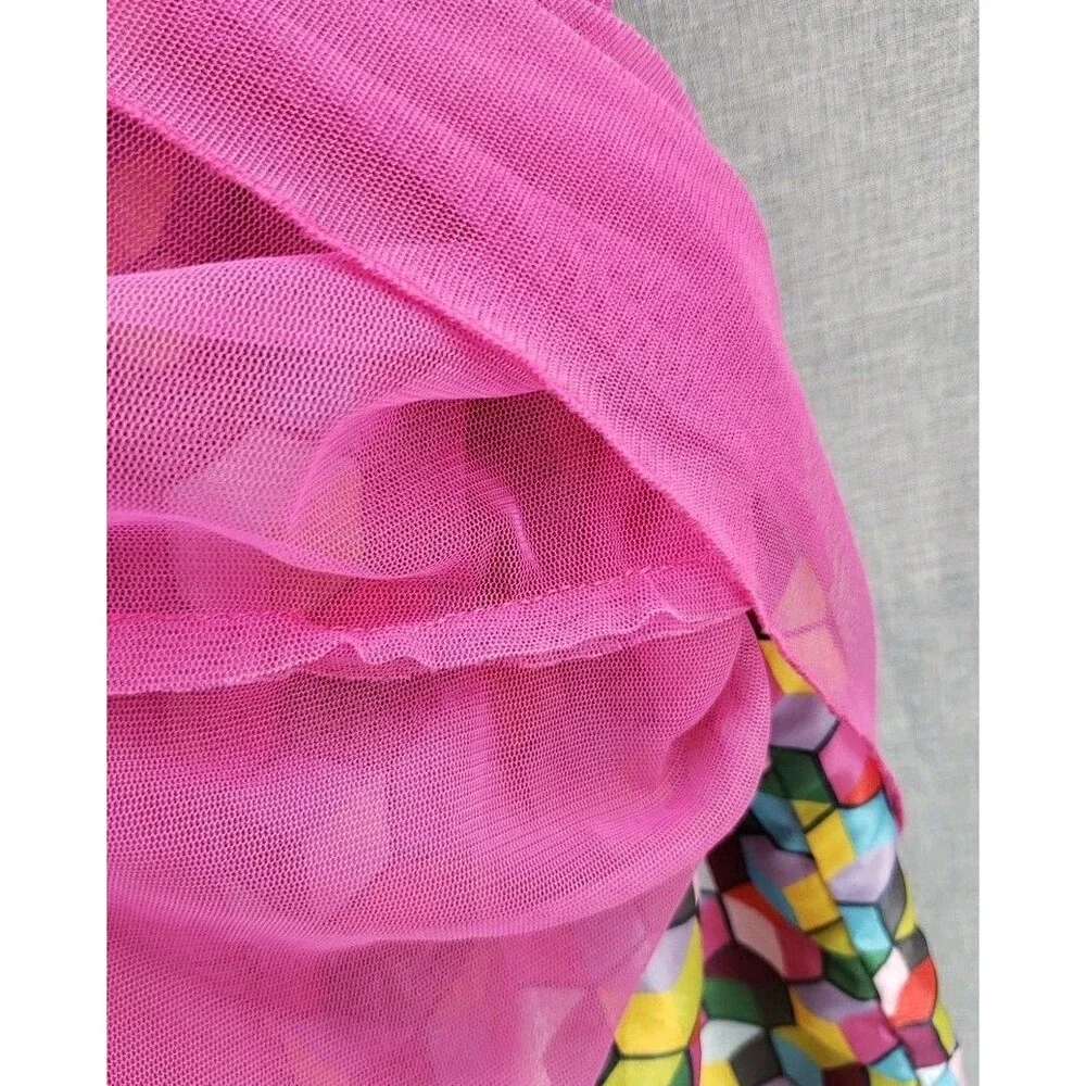 Matilda Jane Paint by Numbers Miss Fancy Velvet Tulle Sash Overskirt Dress Sz 8